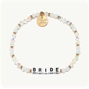 Little Words Project The Original Word Bracelet "Bride" M/L New W/Tags (Wedding)